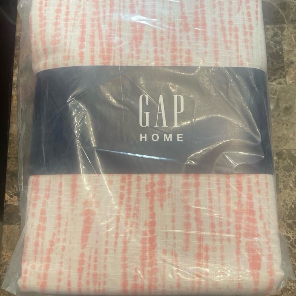 GAP Home Pink and White Striped Bedding